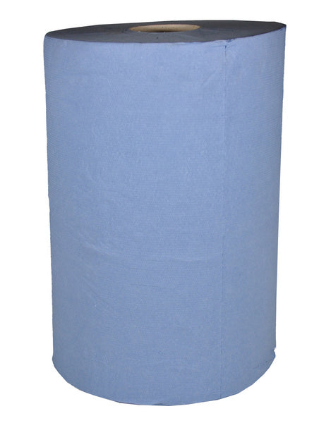 Papierwischtücher Starline Blue Maxi, Zellstoff, 2-lagig, blau, 36 × 38 cm, 500 Blatt = 190 m