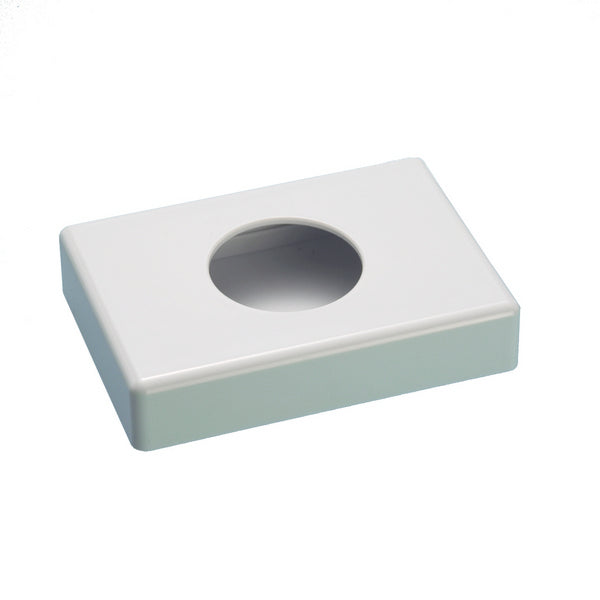 Hygienebeutelspender Le Prestige, Kunststoff, weiss, 10 × 14 × 2,7 cm, selbstklebend