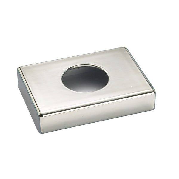 Hygienebeutelspender Le Prestige, Kunststoff, chrom, 10 × 14 × 2,7 cm, selbstklebend