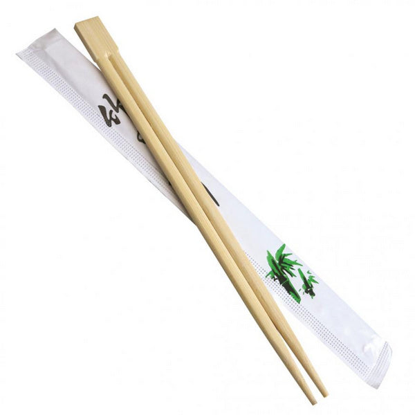 China-Essstäbchen Bambus braun verpackt 210 mm
