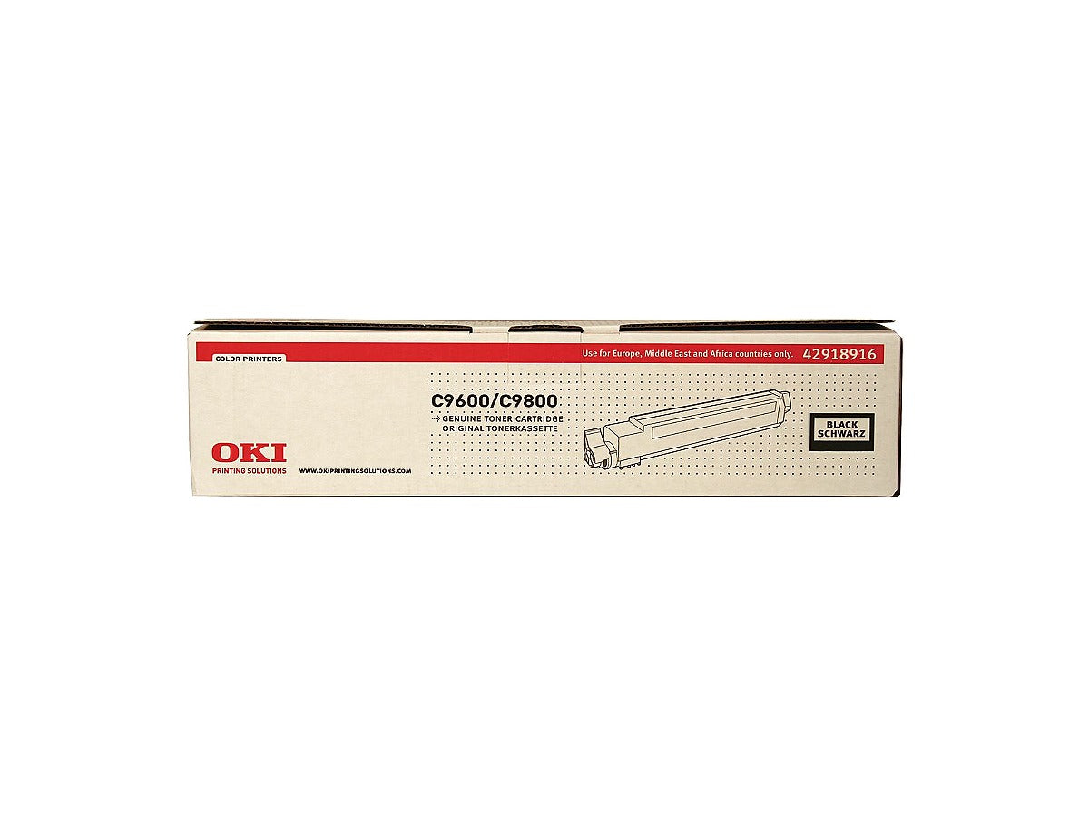 OKI C9600 Original Toner, Schwarz