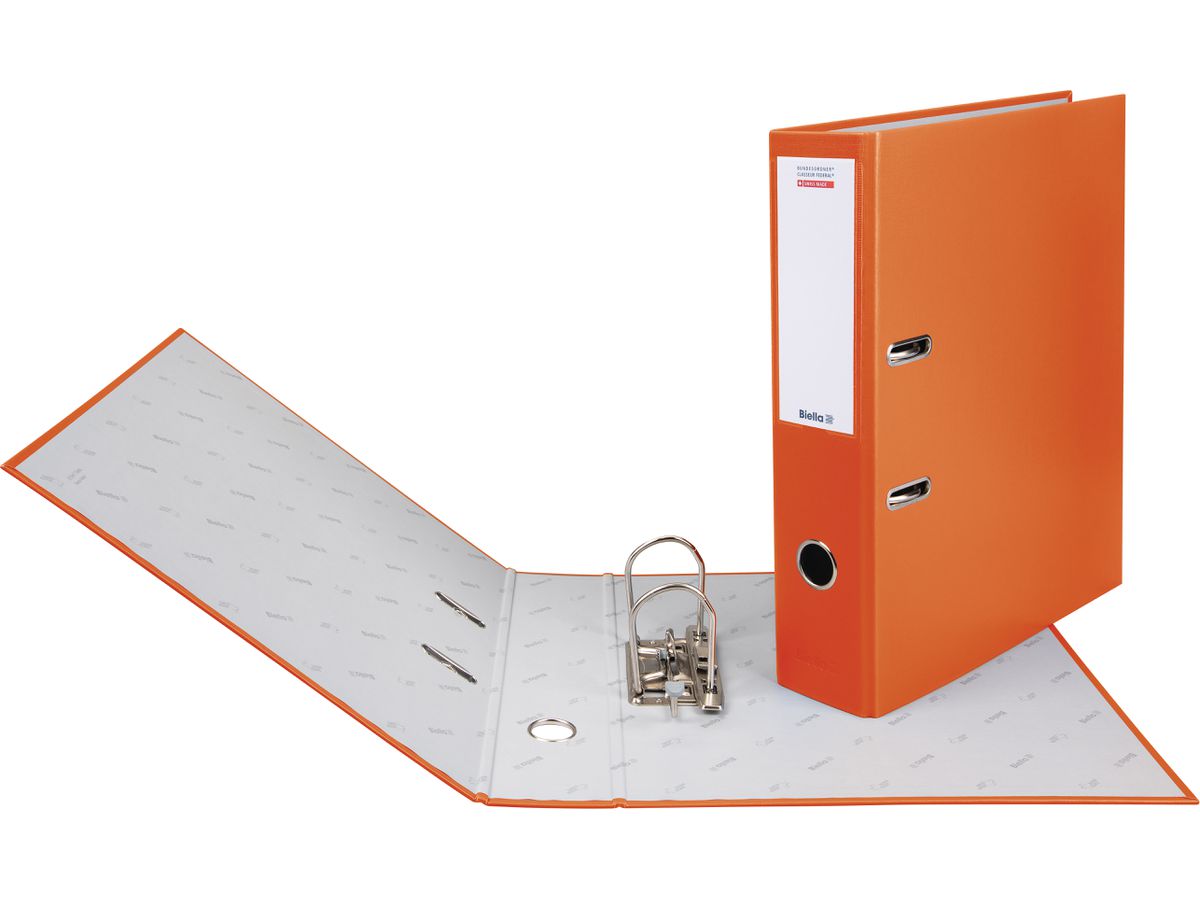 BIELLA Bundesordner 7cm 10341735U orange A4
