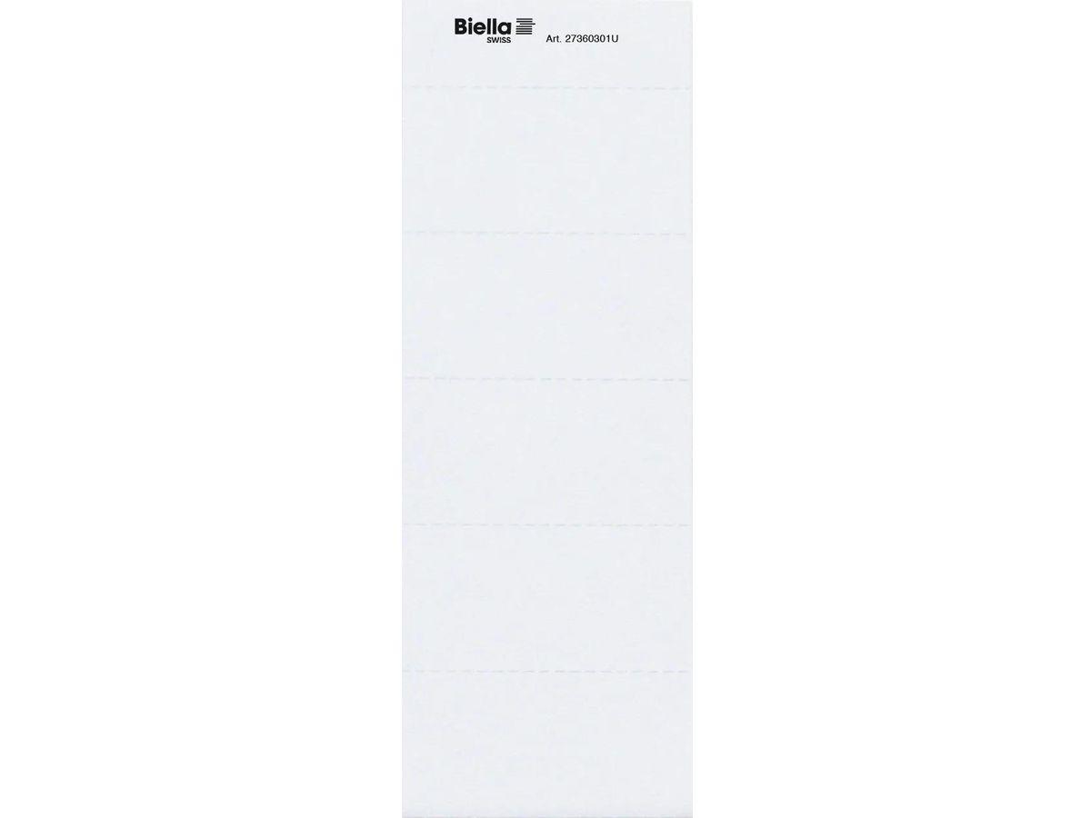 BIELLA Hängemappen-Etiketten, 60 x 30 mm – 50 Stück