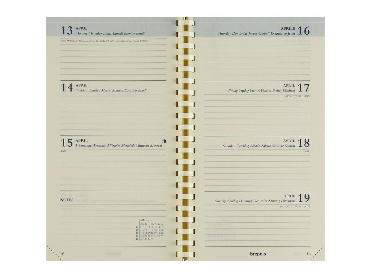 BREPOLS Agenda Interplan 2027 0.736.9900 1W/1S Ersatz