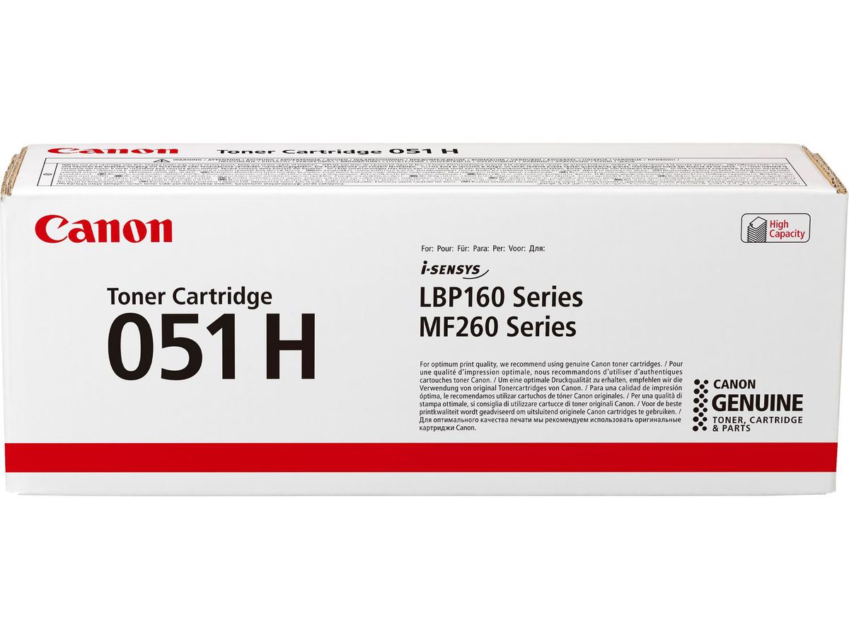 CANON Toner 051 H schwarz 2169C002 LBP 162dw 4100 S.