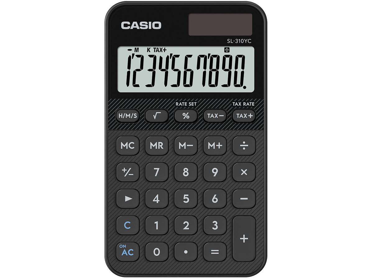 CASIO Taschenrechner SL-310YC schwarz