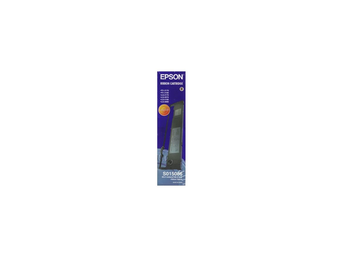 EPSON Farbband Nylon schwarz S015086 FX 2170 12 Mio.Z.