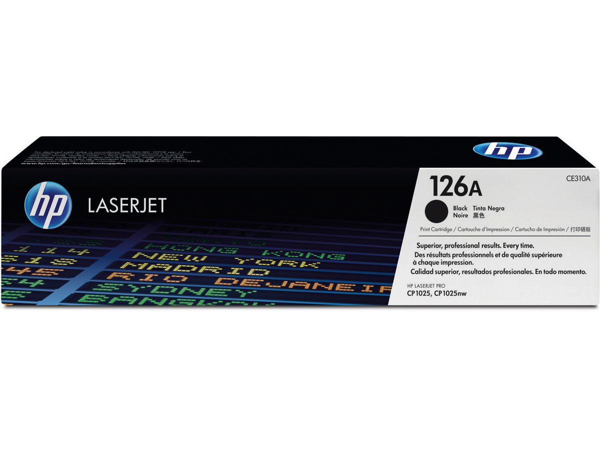 HP Toner-Modul 126A CLJ Pro CP1025, Schwarz