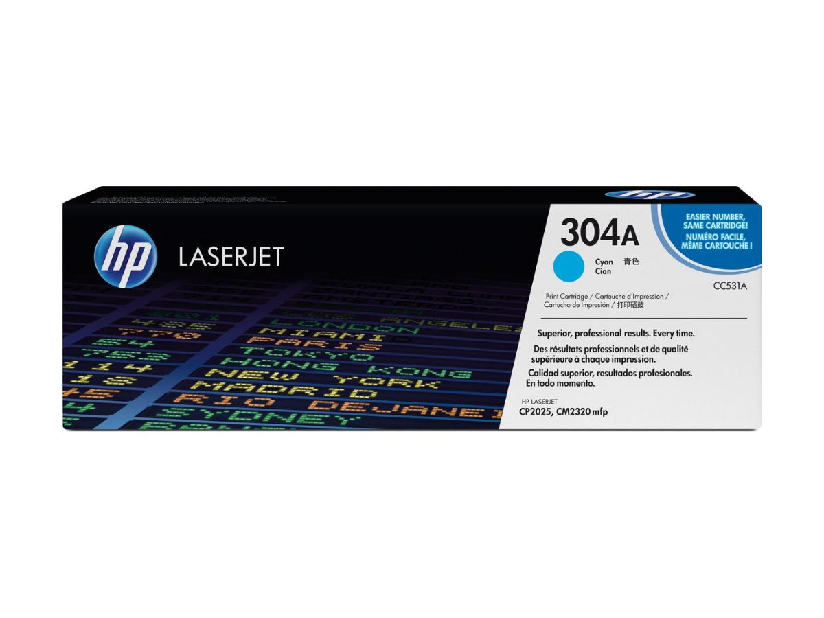 HP Toner-Modul 304A Color LaserJet CP2025, Cyan
