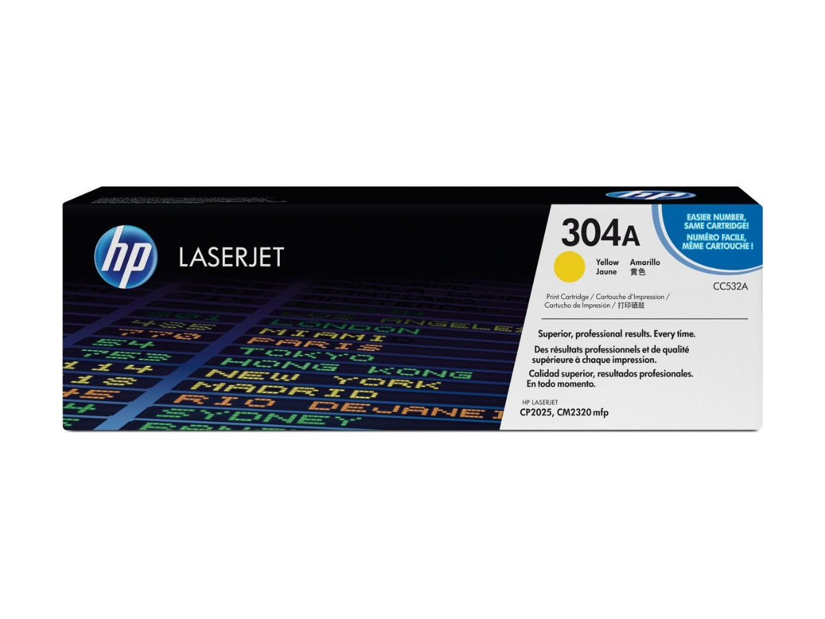 HP Toner-Modul 304A Color LaserJet CP2025, Gelb