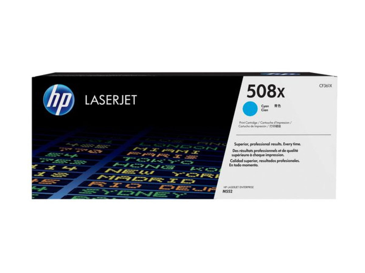 HP Toner-Modul 508X CLJ Enterprise M552/M553, Cyan
