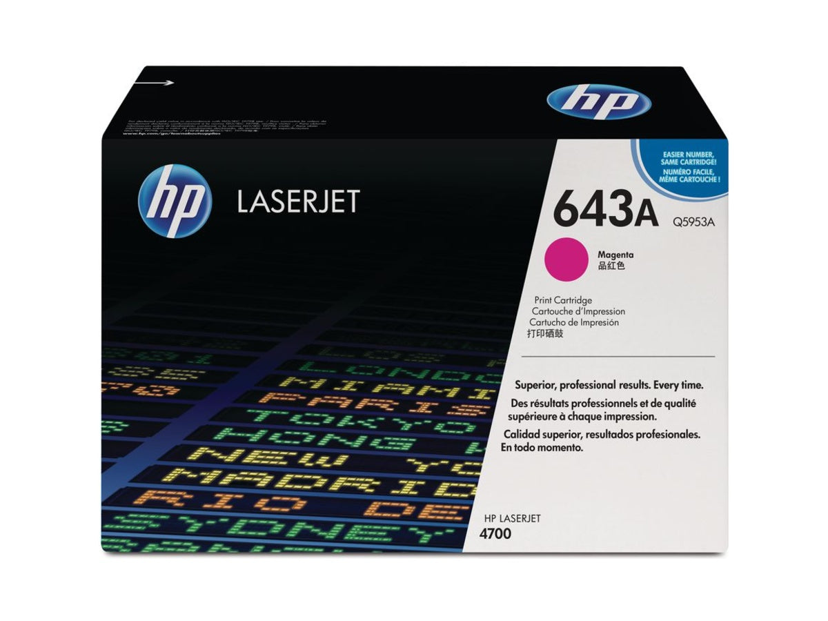 HP Toner-Modul 643A Color LaserJet 4700, Magenta