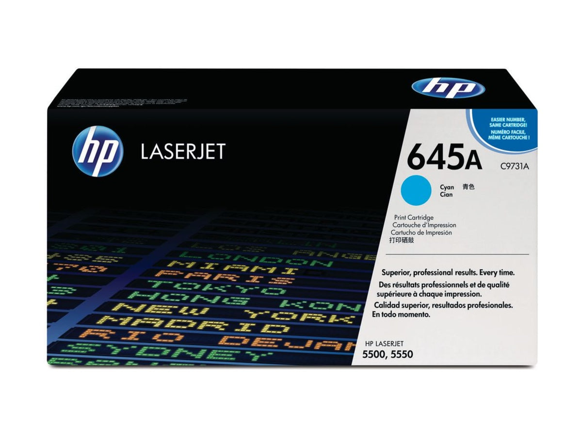 HP Toner-Modul 645A Color LaserJet 5500/5550, Cyan
