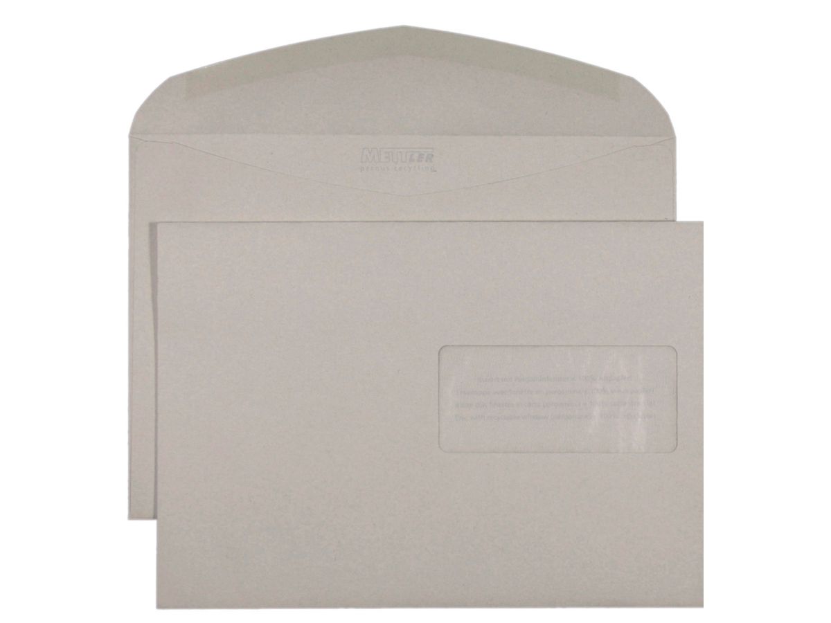Mettler Couvert C5 Fenster rechts 100 g/m² (500 Stück)