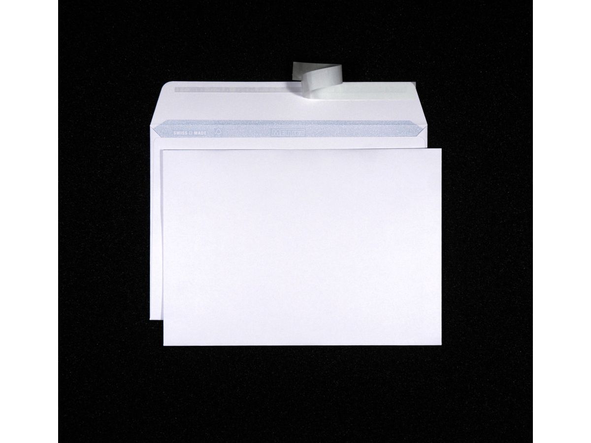 Mettler Couvert B5 ohne Fenster ultraweiss 100 g/m² (500 Stück)