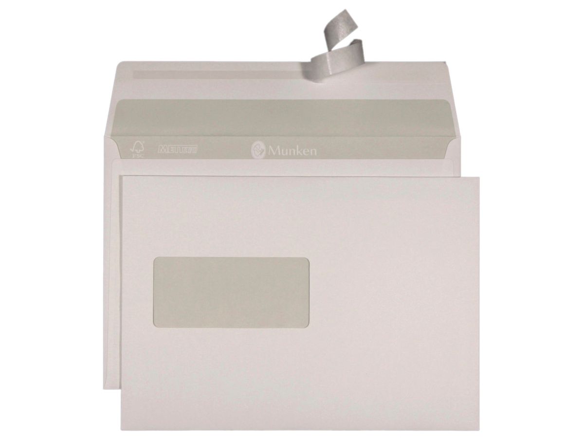 Mettler Couvert C5 Fenster links weiss 120 g/m² (500 Stück)
