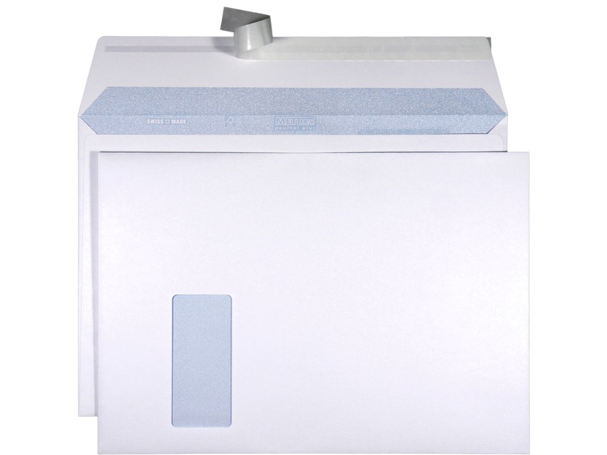 Mettler Couvert C4 Fenster links ultraweiss 120 g/m² (250 Stück)