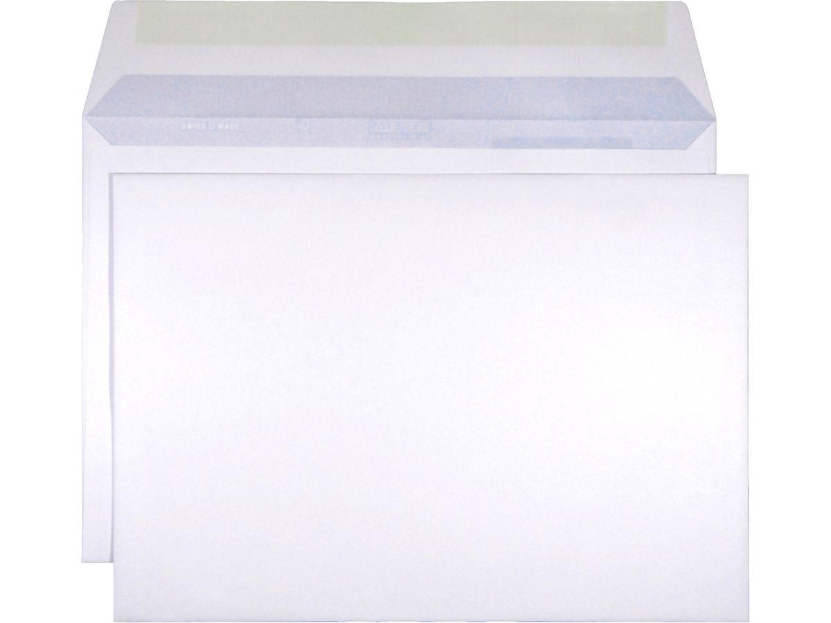 Mettler Couvert C4 ohne Fenster ultraweiss 120 g/m² (250 Stück)