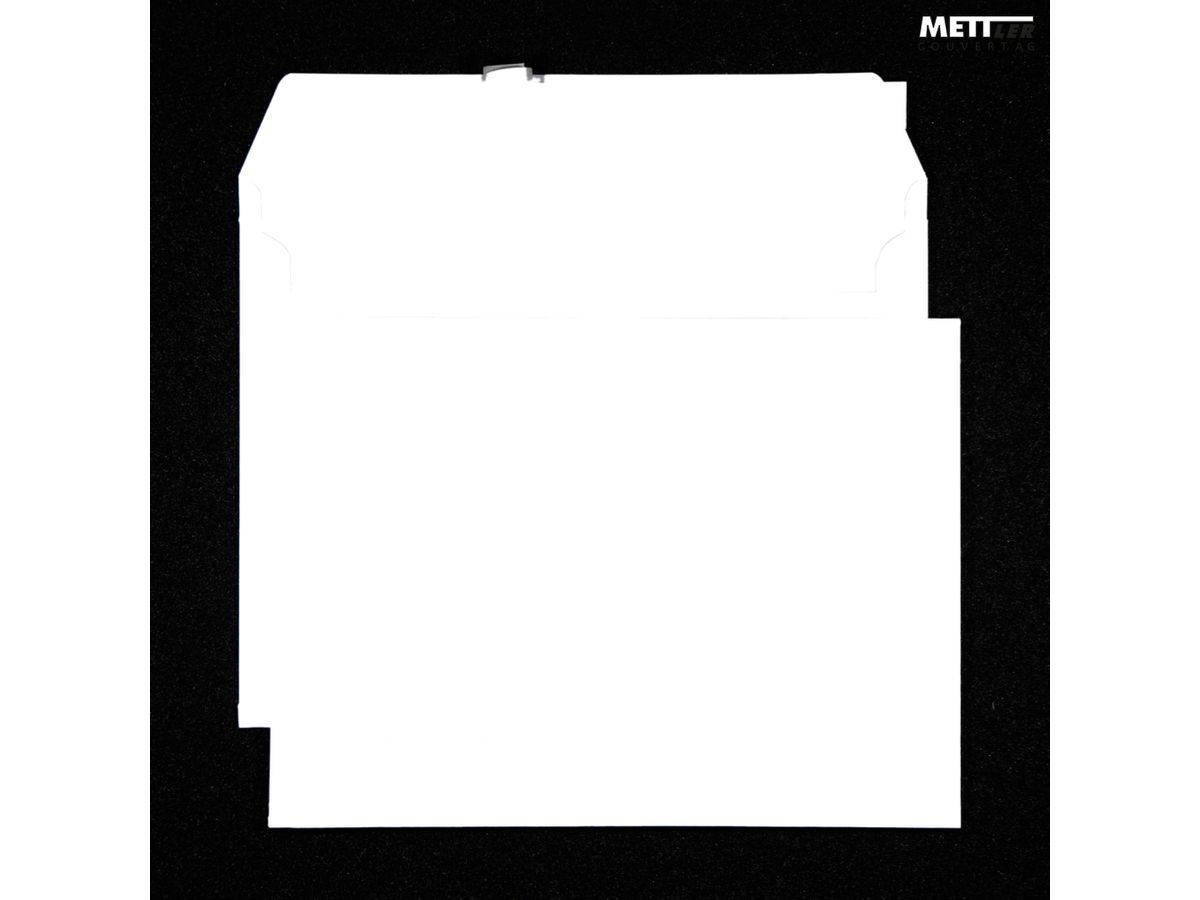 Mettler Couvert C4 Fenster rechts ultraweiss 120 g/m² (200 Stück)