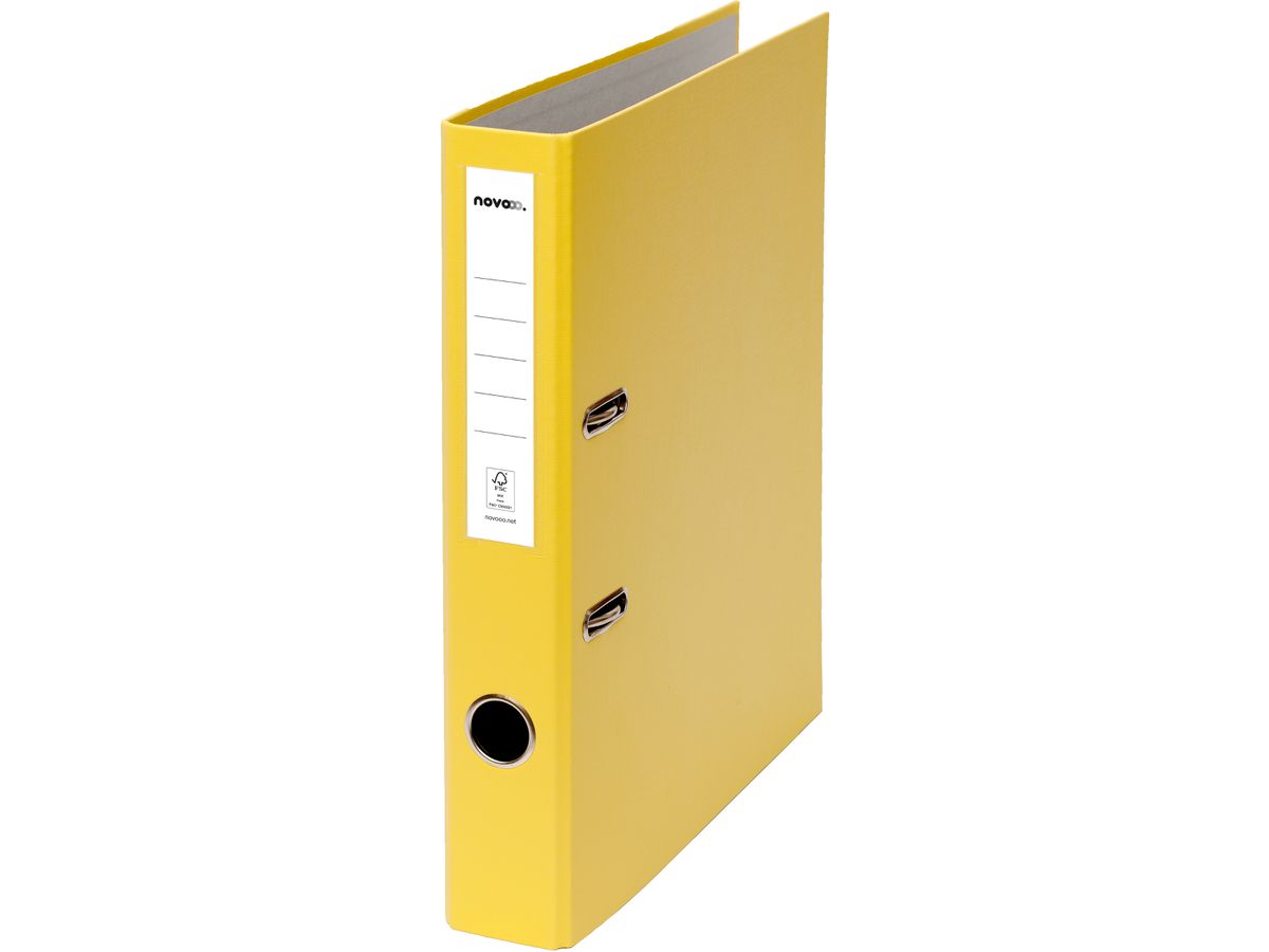 Ordner Novooo Pro 4cm A4, Gelb