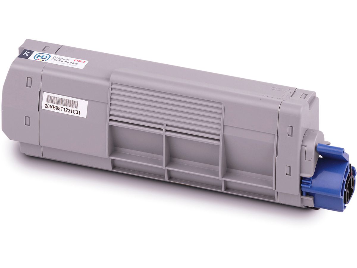 OKI C610 Original Toner, Schwarz