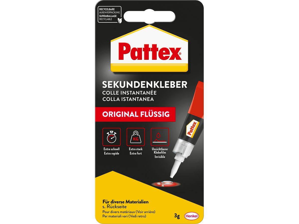 PATTEX Blitz Sekundenkleber PSK1C 3g