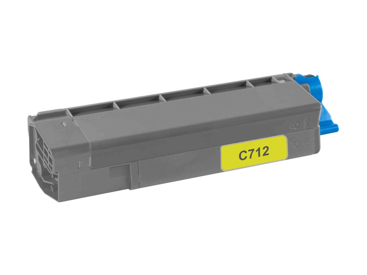 OKI C712 Toner kompatibel – 11'500 Seiten, Gelb