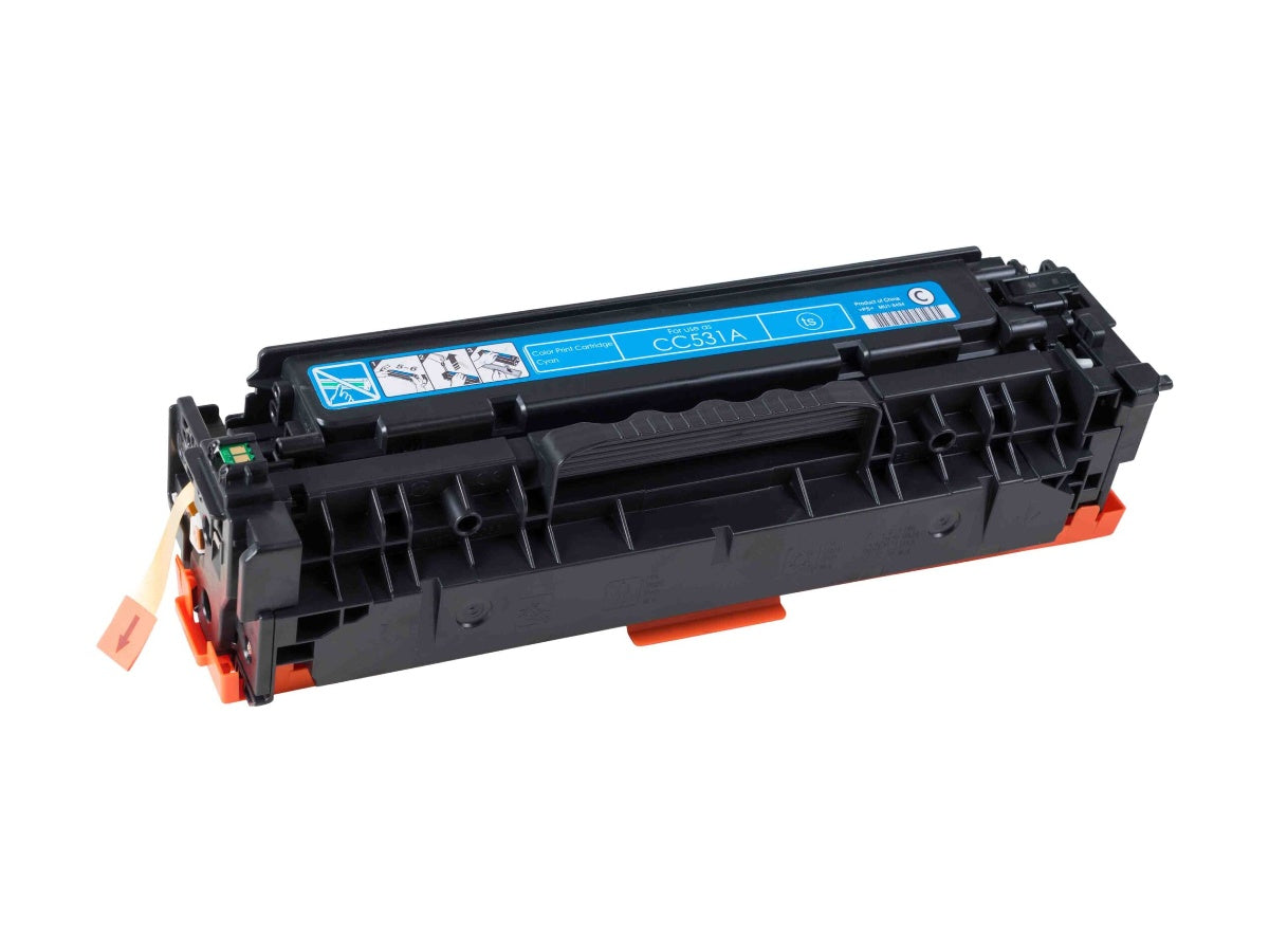 Canon CC530A / Crt. 718 Toner kompatibel, schwarz, Cyan