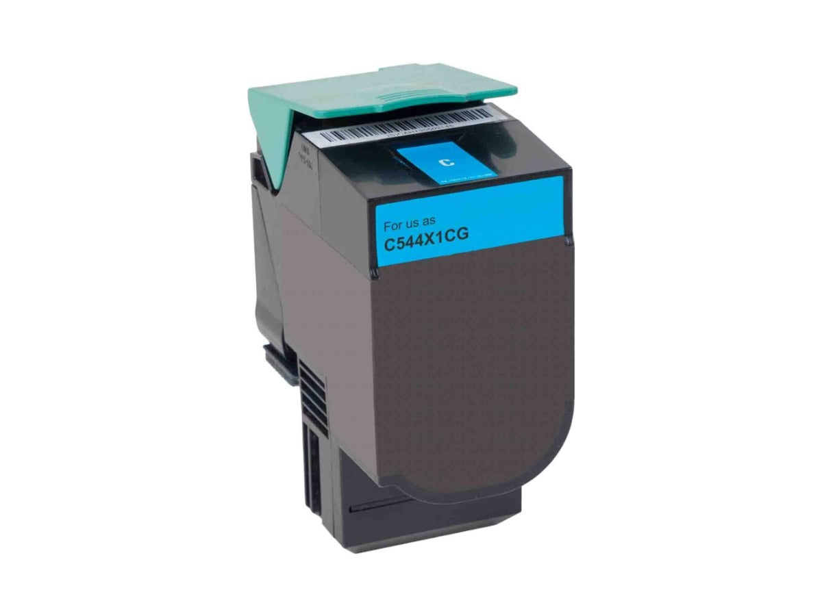 Lexmark C544 / X544 Toner kompatibel – 4'000 Seiten, Cyan