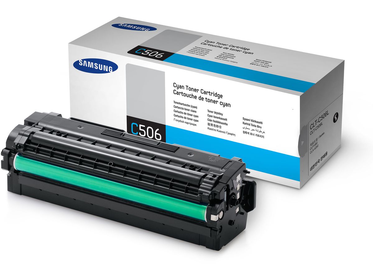 Samsung CLT-506L Original Toner (CLP-680), Cyan