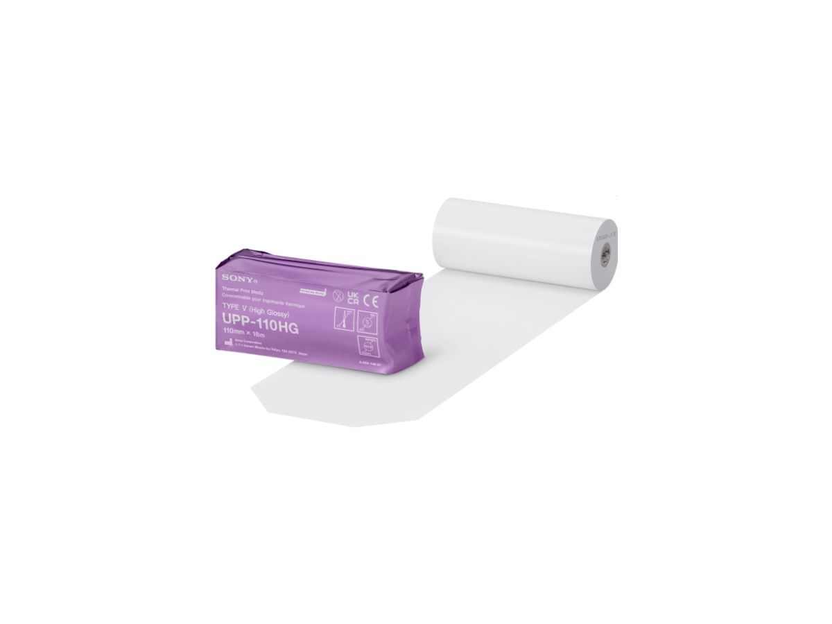 SONY Fotopapier Thermo 110mmx18m UPP-110HG glossy, 240 prints