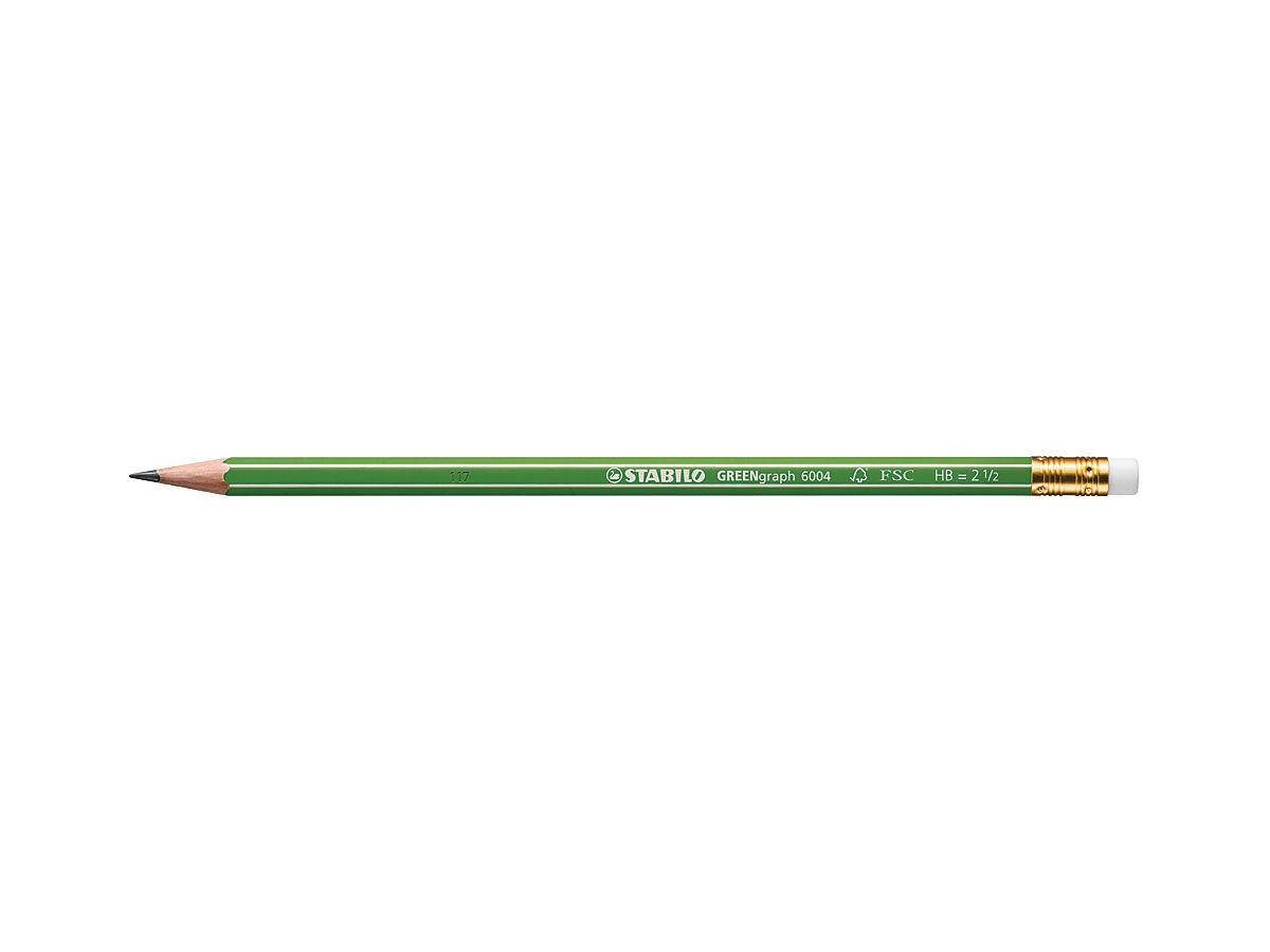 STABILO Bleistift GREENgraph HB 6004/HB