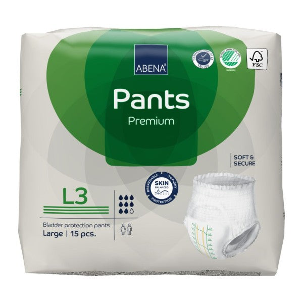 Pants Abena L3, grün – 90 Stück (6 x 15)