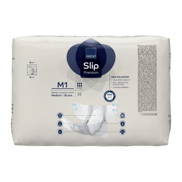 Slip Abena Premium M1, blau – 104 Stück (4 x 26)