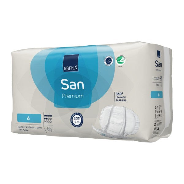 Abena San 6, blau – 102 Stück (3 x 34)