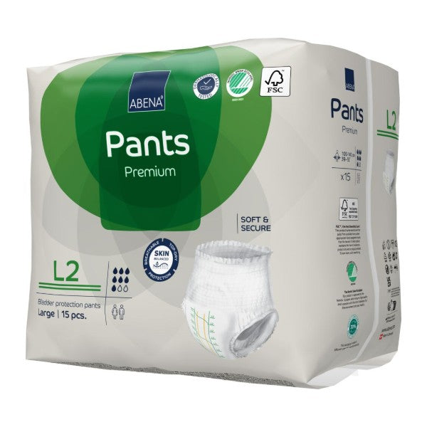 Pants Abena L2, grün – 90 Stück (6 x 15)