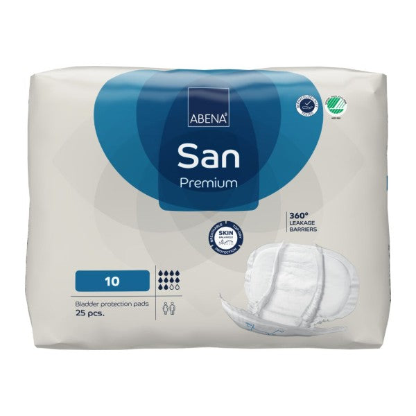 Abena San 10, blau, 25 Stück – Einzelpackung
