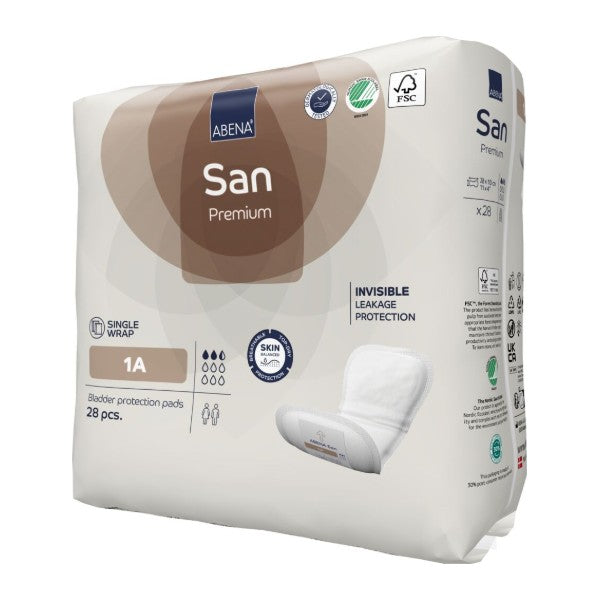 Abena San 1A, braun – 336 Stück (12 x 28)