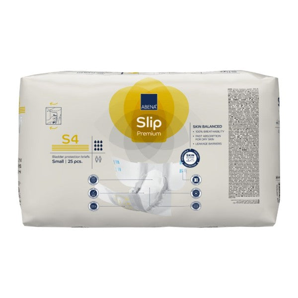 Slip Abena S4, gelb – 75 Stück (3 x 25)
