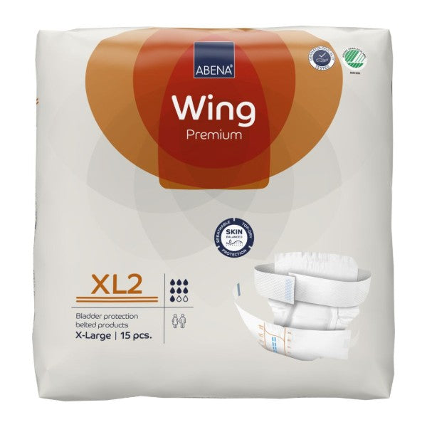 Abena Wing XL2, orange – 60 Stück (4 x 15)