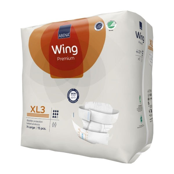 Abena Wing XL3, orange – 60 Stück (4 x 15)