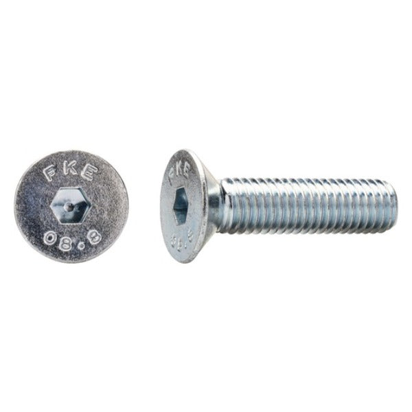 Senkschrauben M4 x 10 mm, verzinkt – 100 Stück