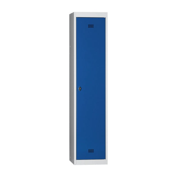 Spind / Putzschrank Hamburg, lichtgrau, 400 mm breit – 1 Stück