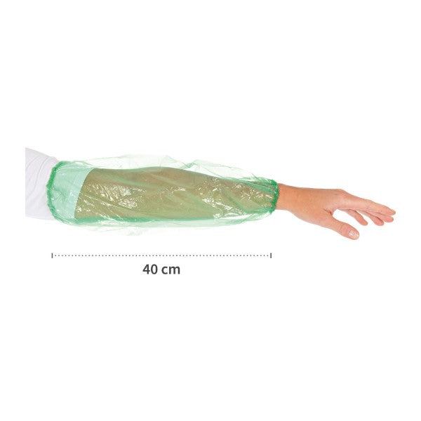 Schutzärmel Hygonorm PE, grün, 0,02 mm, 40 cm – 2000 Stück