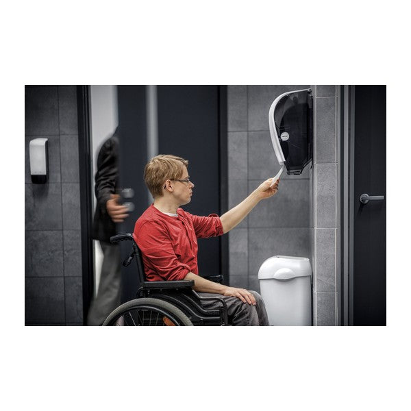 Rollenhandtuchspender Katrin Inclusive, Kunststoff, weiss, 403 × 335 × 216 mm
