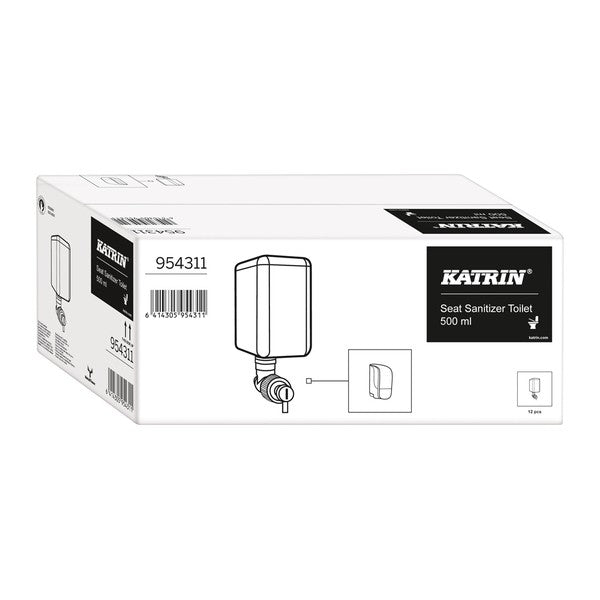 Sanitizer Katrin Toilet Seat Reinigungsschaum, 500 ml – 12 Flaschen