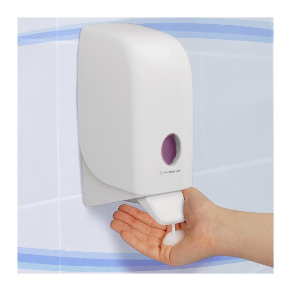 Seifenspender Kimberly-Clark Aquarius, weiss, 235 × 116 × 114 mm – 1 Stück
