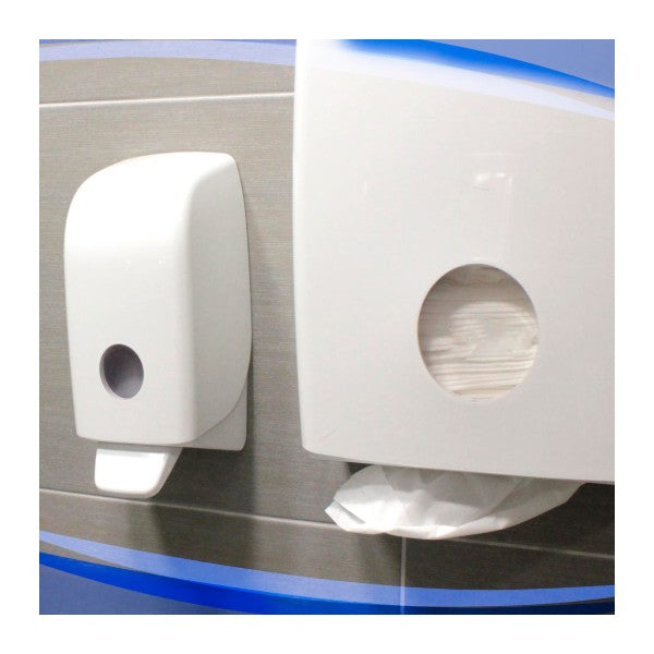 Seifenspender Kimberly-Clark Aquarius, weiss, 235 × 116 × 114 mm – 1 Stück