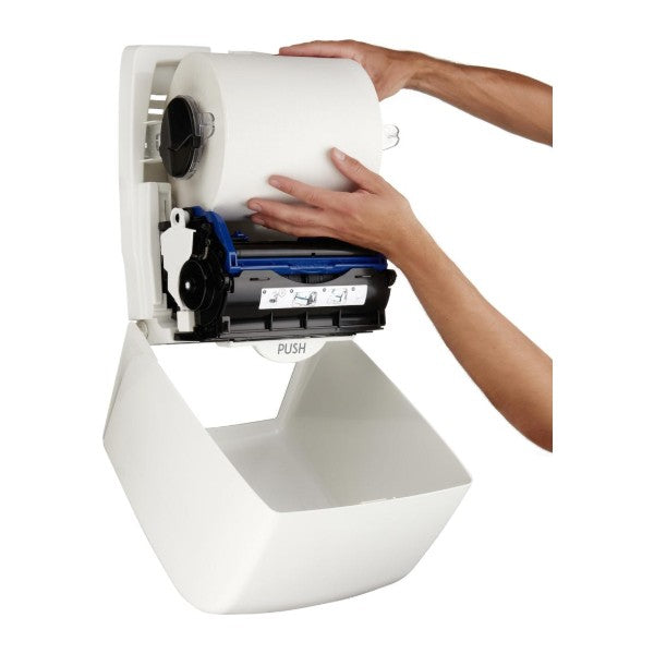 Rollenhandtuchspender Kimberly-Clark Aquarius, weiss, 374 × 297 × 248 mm – 1 Stück