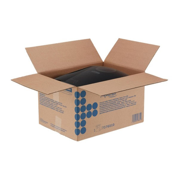 Rollenhandtuchspender Kimberly-Clark Aquarius, schwarz, 374 × 297 × 248 mm – 1 Stück